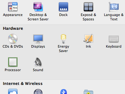 32px icons in System Preferences